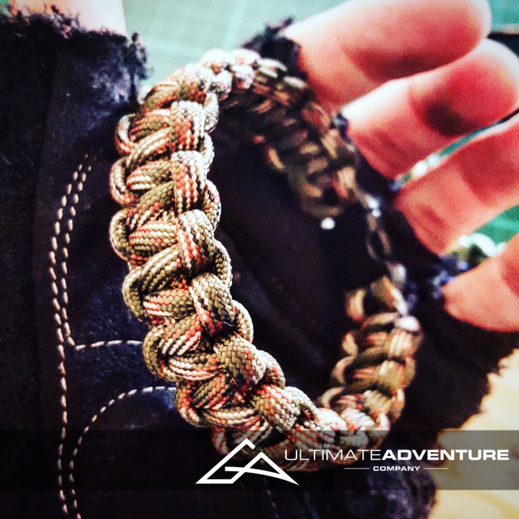 Jungle Green Camo Paracord Survival Bracelet