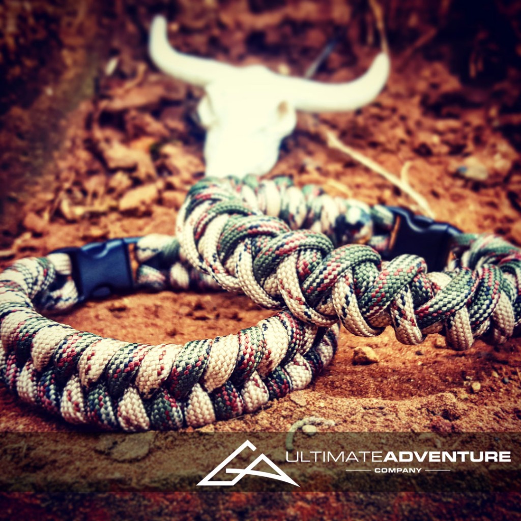 Special Forces Switchback & Cyclone Paracord Bracelet Set with Skull
