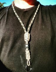 EDC Gear, Desert Sand Tan Camo & Army Green Paracord Lanyard, Paracord Neck Lanyard