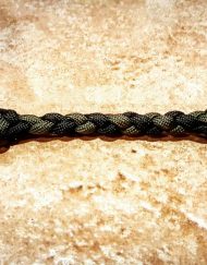 EDC Gear, OD Green & Black Paracord Keychain, Wanderlust Accessories